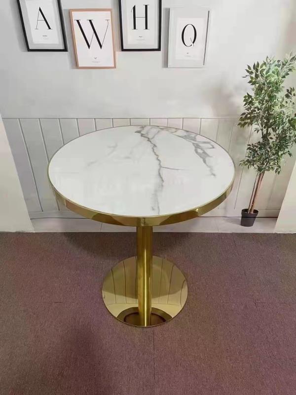 Round Marble Coffee Table – Elegant & Stylish