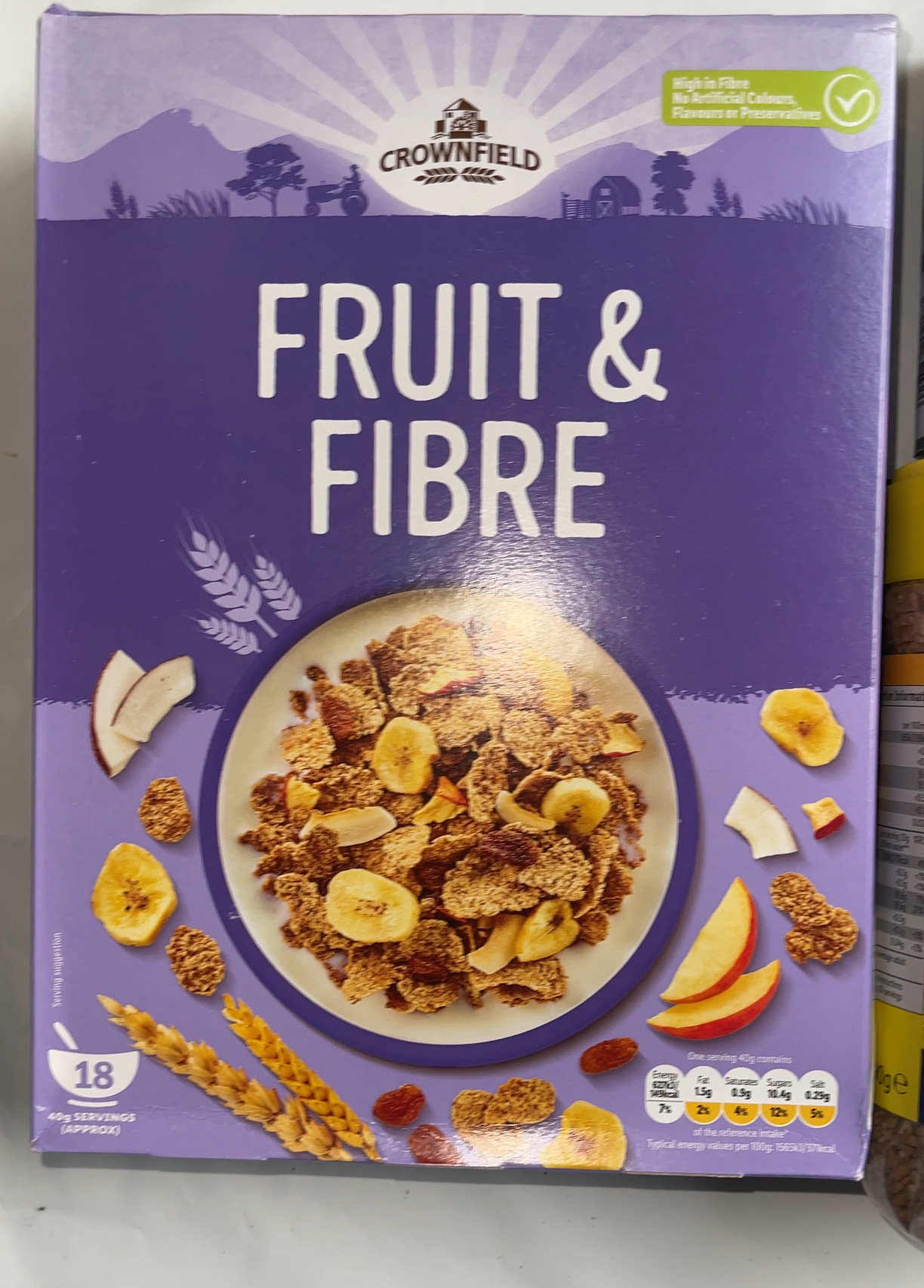 Crownfield Fruit & Fibre Cereal - 750g