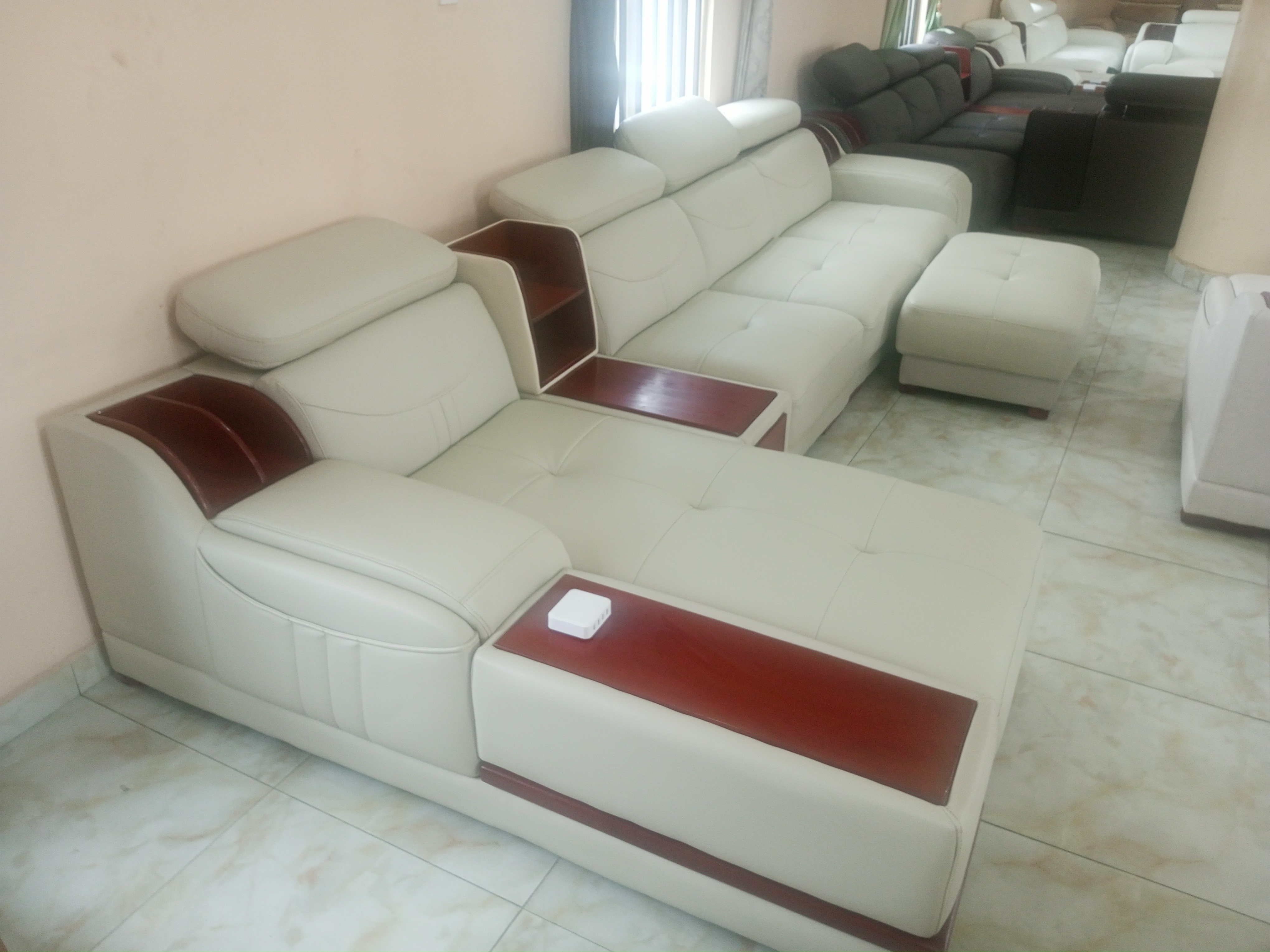Luxury L-Shape Leather Sofa