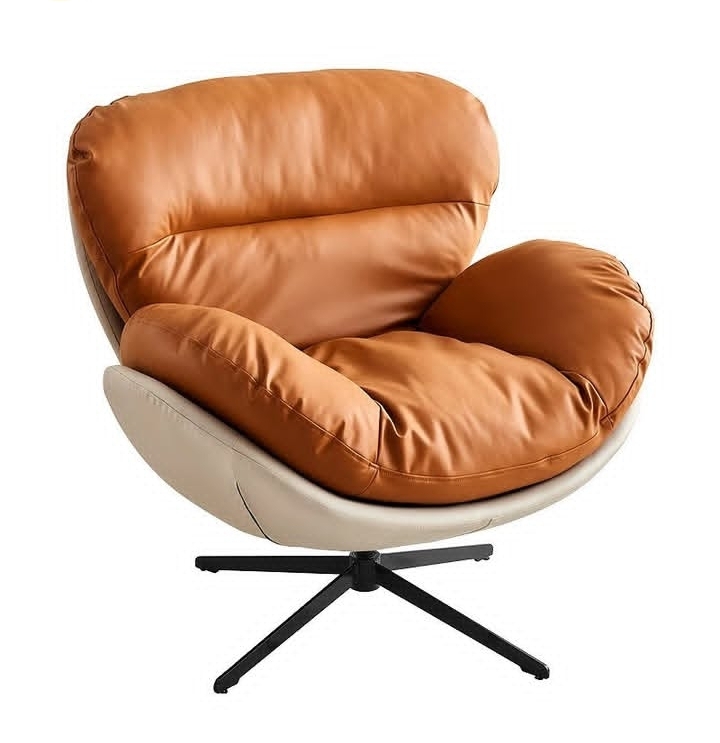 Contemporary Leather Lounge Chair