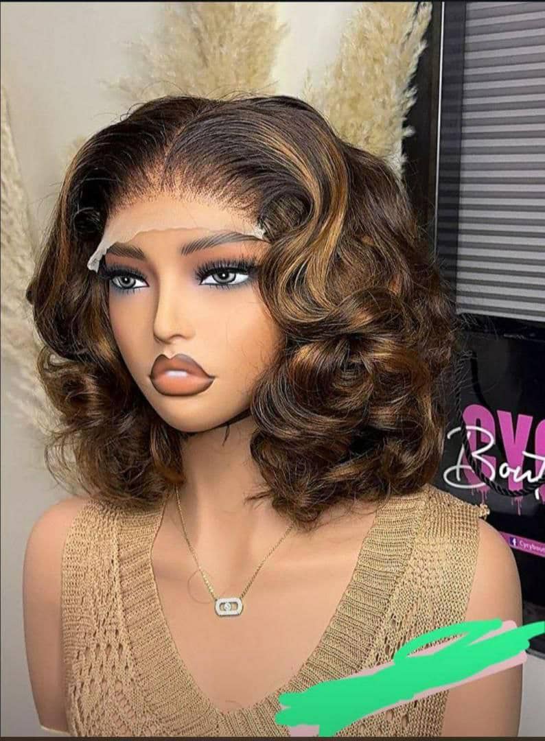 Human hair bouncy unit