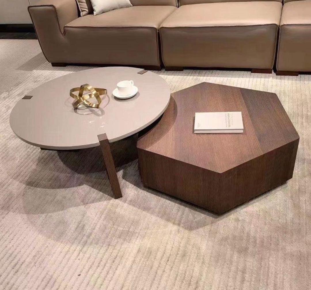 Luxury Imported Coffee Table with Side Stool