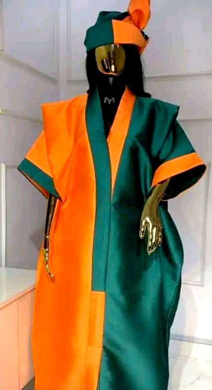 Women’s Two-Tone Bubu Gown