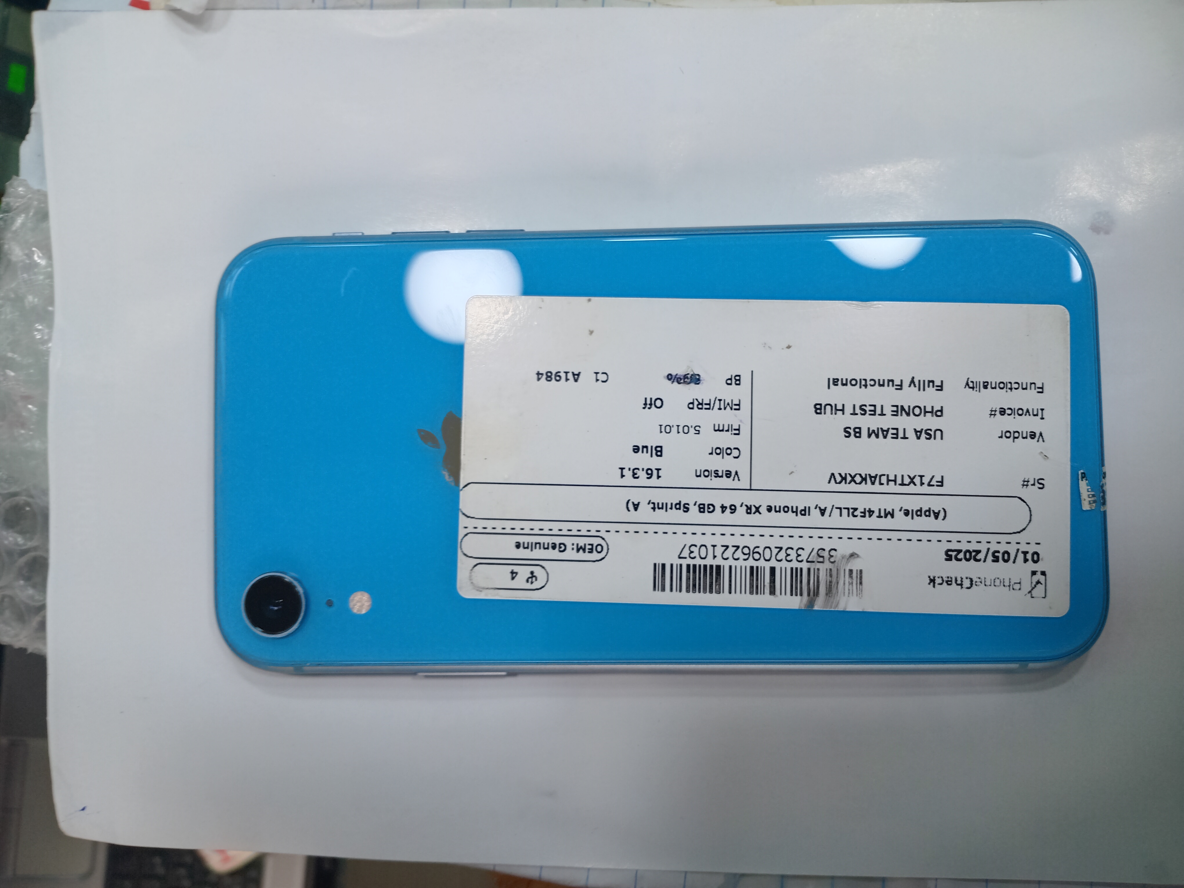 iPhone XR 64GB Blue