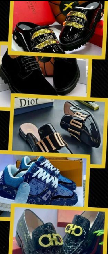 Luxury Black Leather Shoes for Men