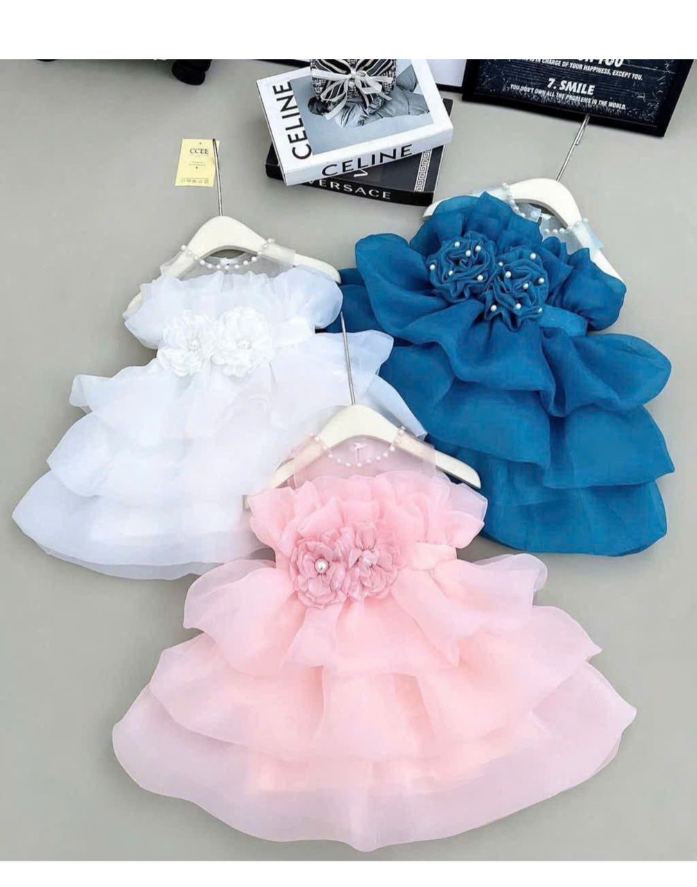 Elegant Beautiful Female Children Gowns in Different Colors