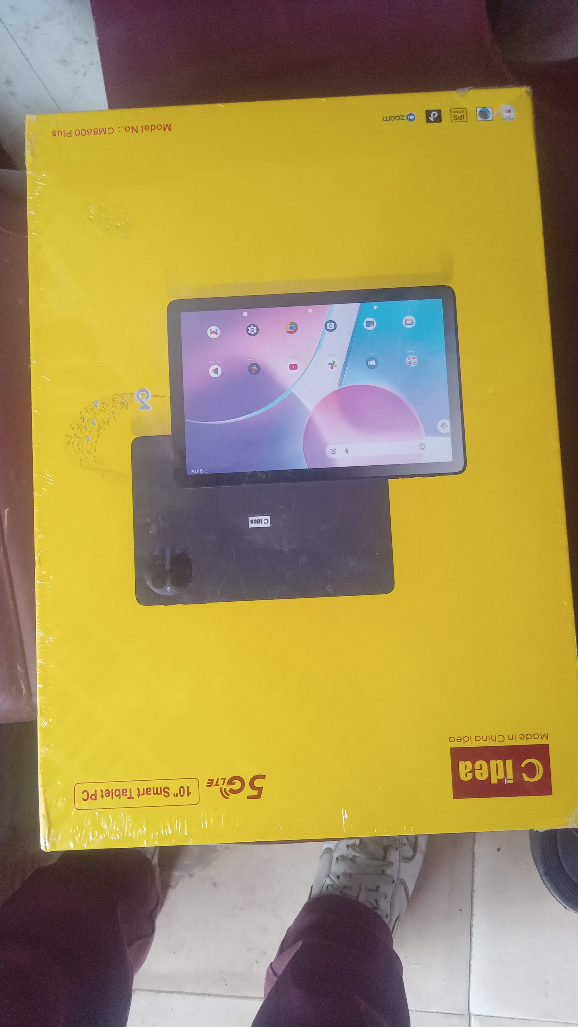 10.1-Inch Android 14 Tablet with 10000mAh Battery