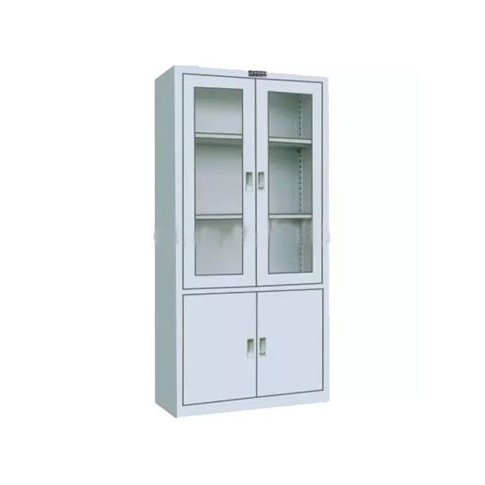Wardrobe two doors white colour three steps 
