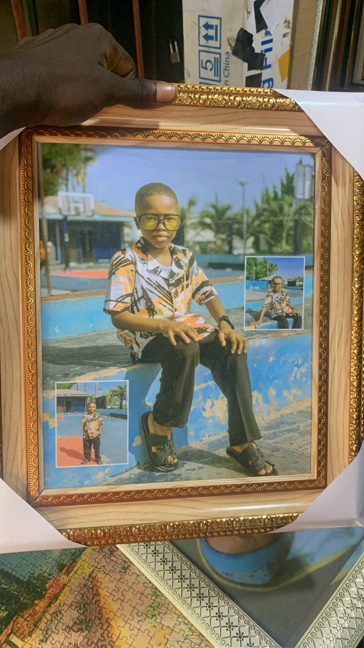 Frame and printing 